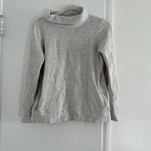 J. Crew Grey mock neck sweatshirt